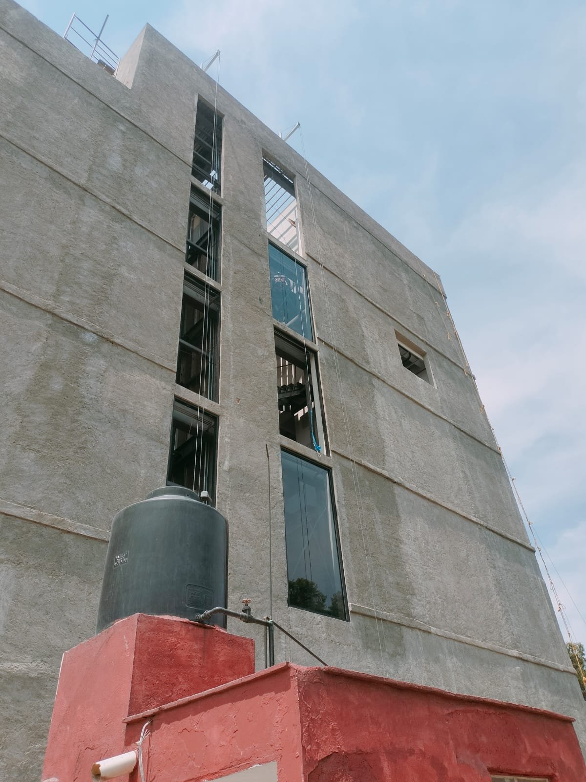 Trabajo arquitectónico en vidrio